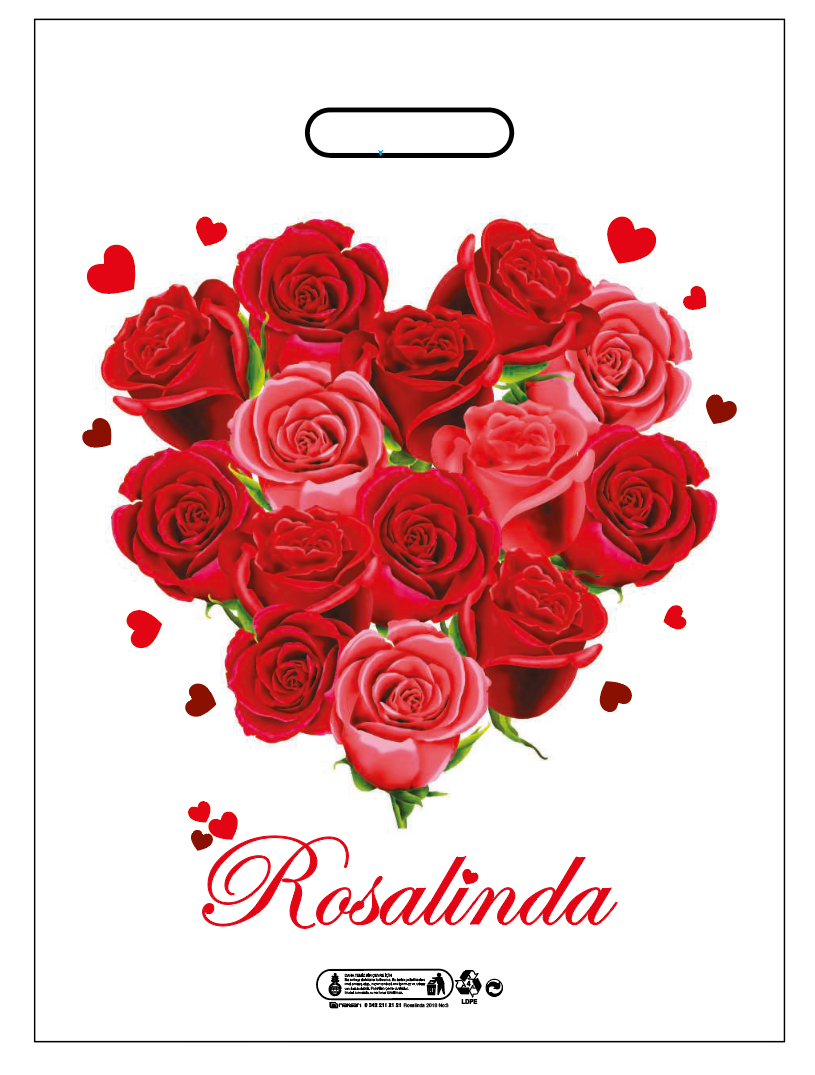 Opak Desen Rosalinda Takviyeli Poşet