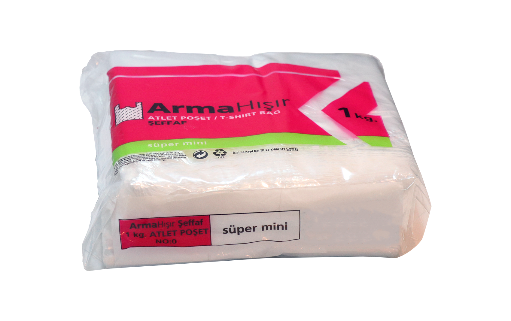 Arma Şeffaf Hışır Poşet (1 Kg)