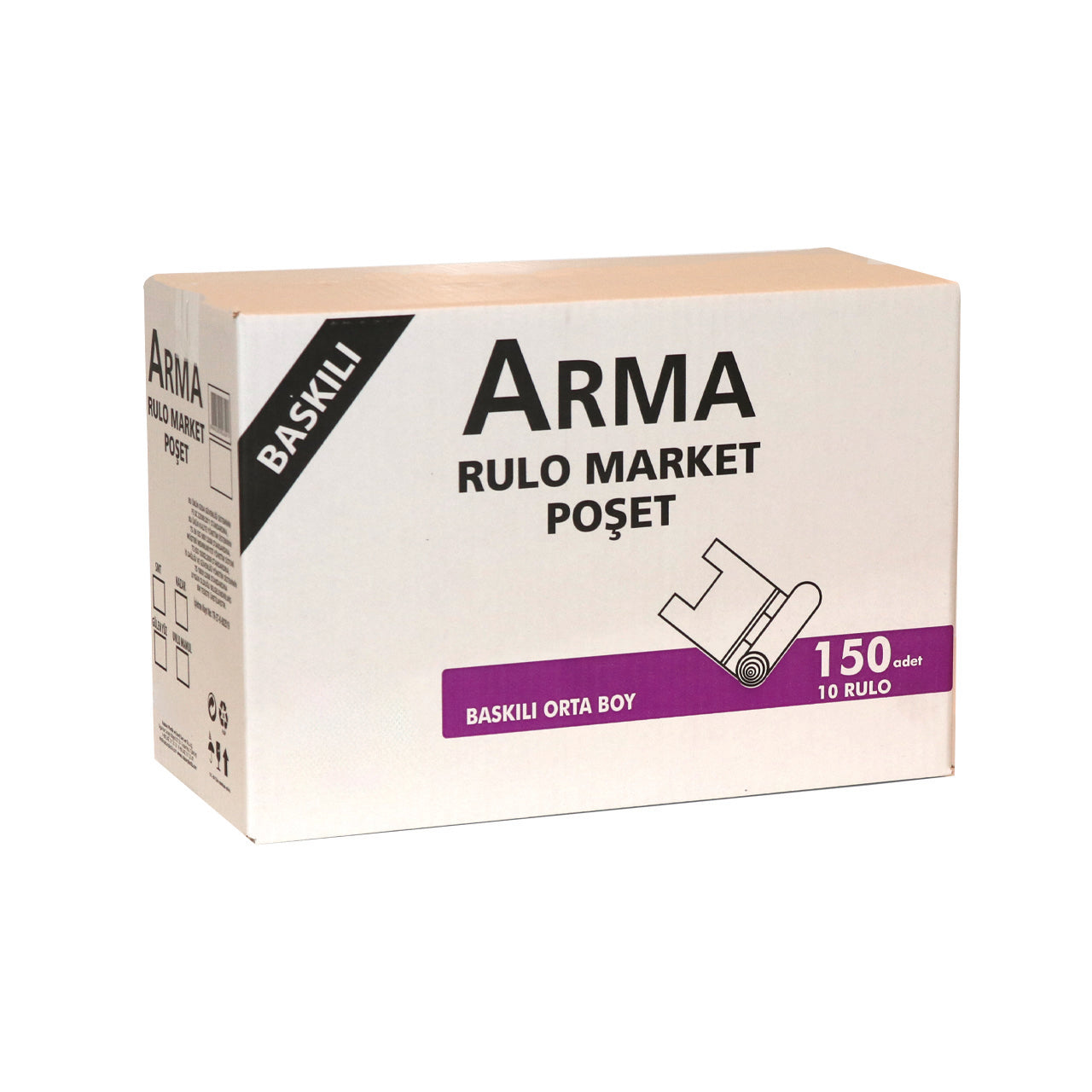 Arma Baskılı Rulomat (Gülen Yüz) - 1 Koli