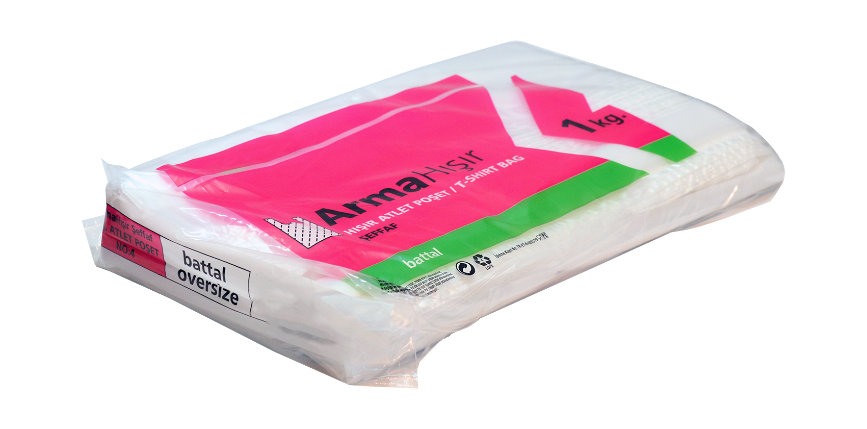 Arma Şeffaf Hışır Poşet (1 Kg)