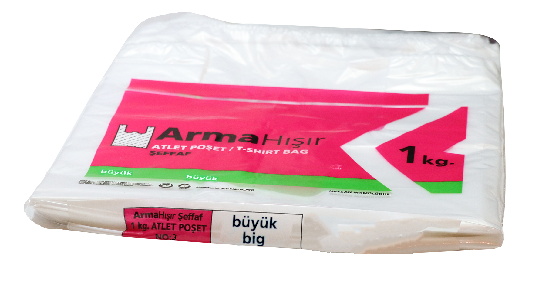 Arma Şeffaf Hışır Poşet (1 Kg)