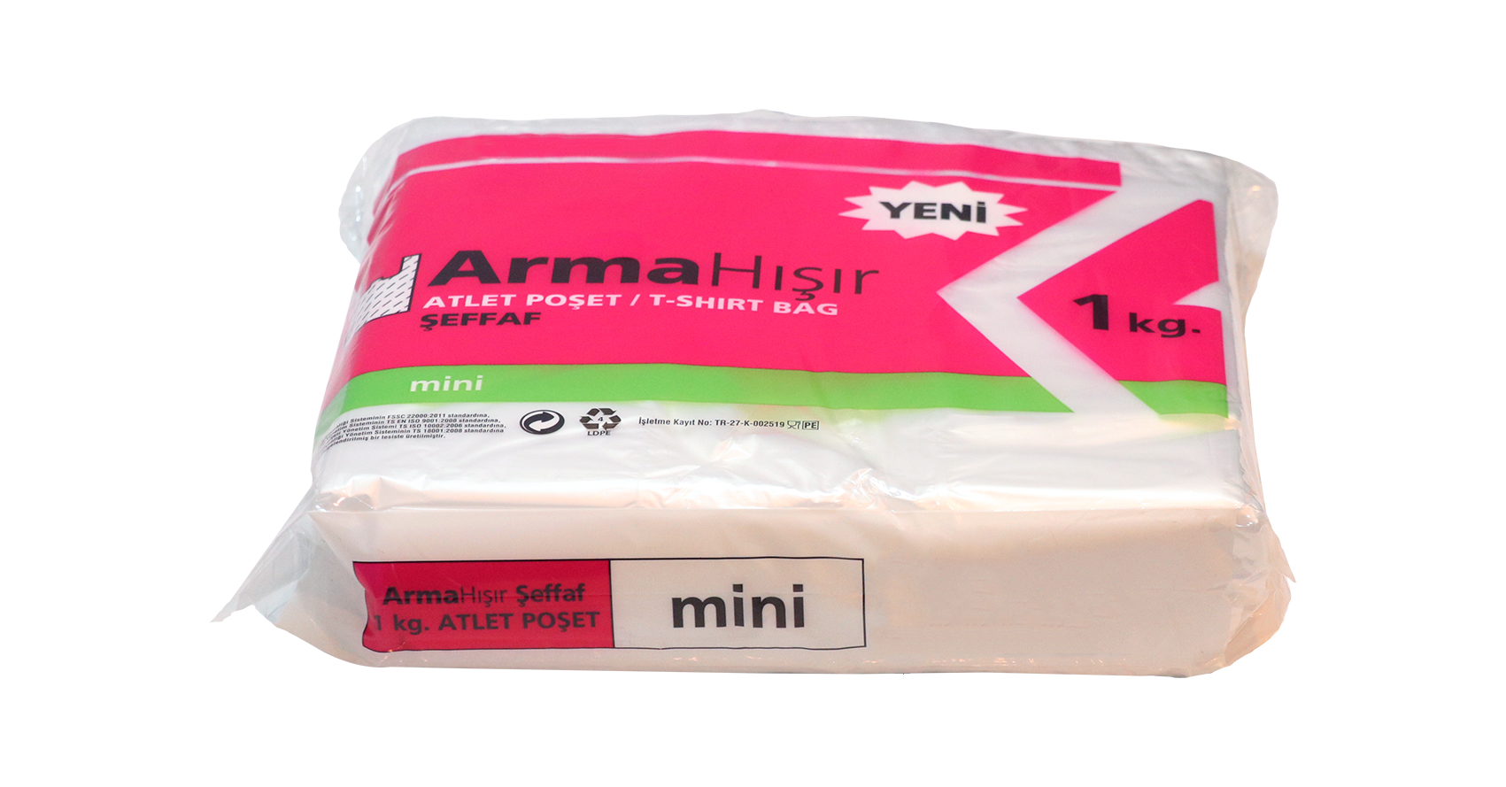 Arma Şeffaf Hışır Poşet (1 Kg)