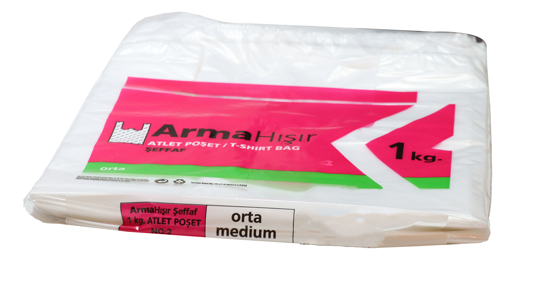 Arma Şeffaf Hışır Poşet (1 Kg)