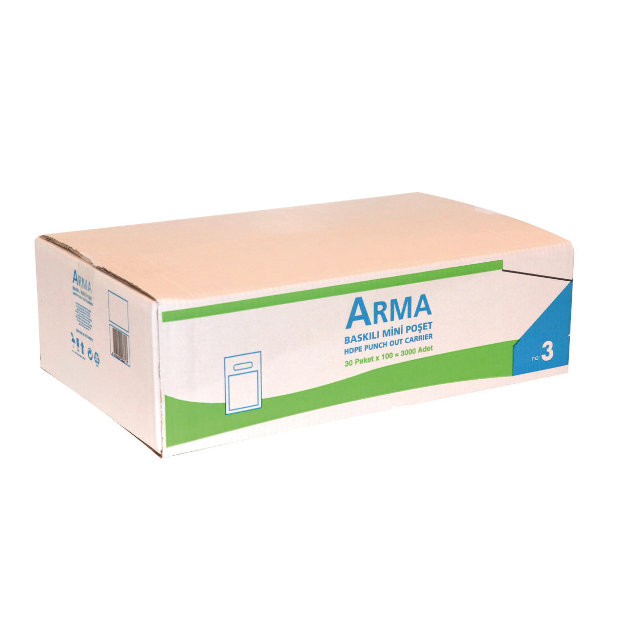 Arma El Geçme Mini Baskılı Karışık Poşet