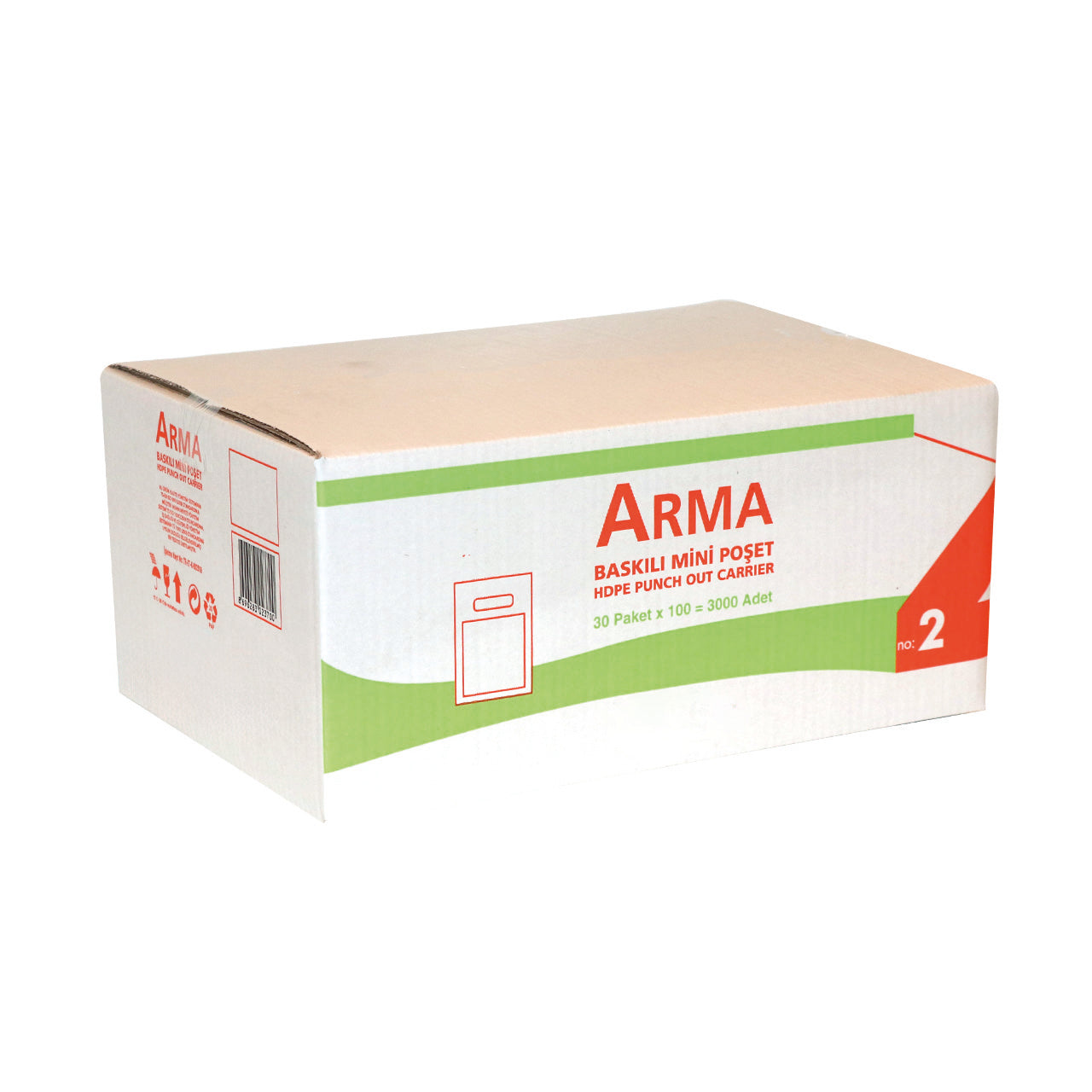 Arma El Geçme Mini Baskılı Karışık Poşet