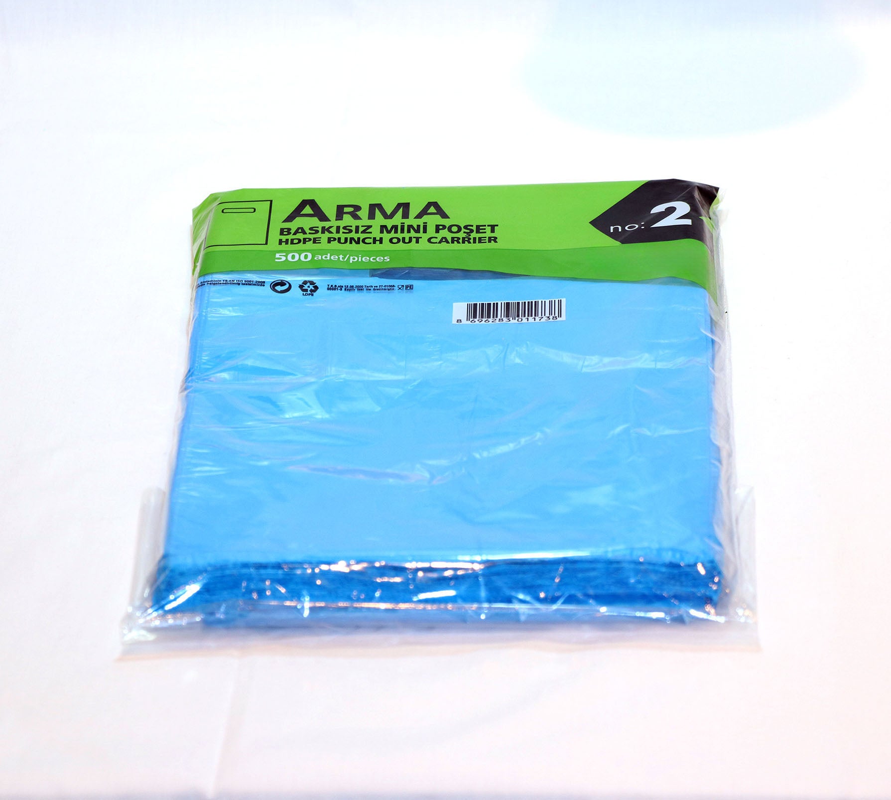 Arma Renkli Hışır Poşet (1 Kg)