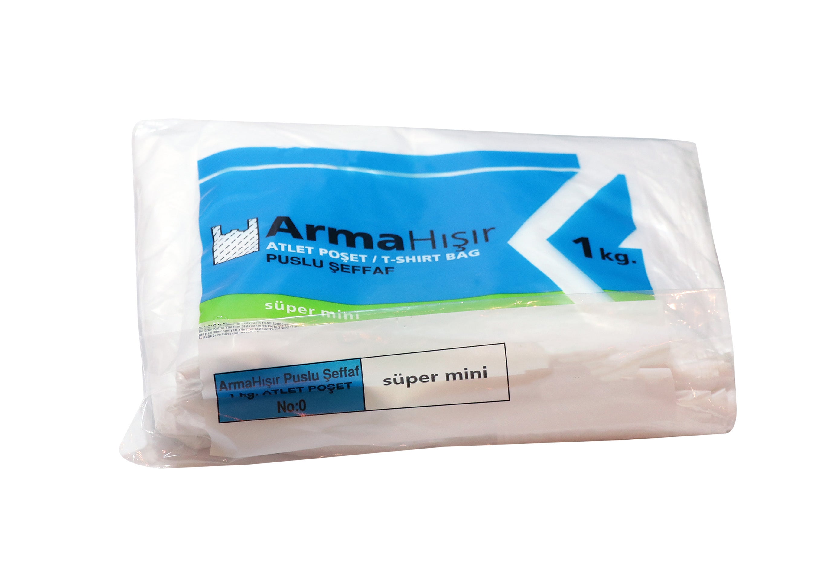Arma Puslu Şeffaf Hışır Poşet (1 Kg)